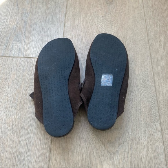 Rag and Bone Ansley Sherling Slide- Dark Truffle Suede - Picture 8 of 9